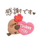 ぷっくり♥️クロエナガさん（個別スタンプ：11）