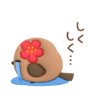 ぷっくり♥️クロエナガさん（個別スタンプ：23）
