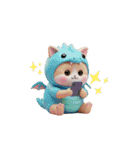にゃんこザドラゴン（日常ver.）（個別スタンプ：19）