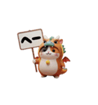 にゃんこザドラゴン（日常ver.）（個別スタンプ：31）