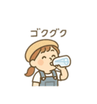 夏の暑い日 日本語（個別スタンプ：3）