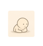無。。。 文字無し（個別スタンプ：13）