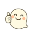 やさしいおばけちゃんの日常（個別スタンプ：4）