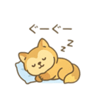 少し大きな可愛い動物 日本語（個別スタンプ：10）