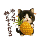 ちびニャンず♡夏の日常-毎日使える-（個別スタンプ：27）