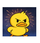 花火とガーガーアヒル@SFW（個別スタンプ：2）