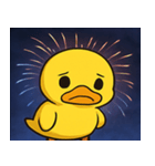 花火とガーガーアヒル@SFW（個別スタンプ：3）