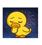 花火とガーガーアヒル@SFW（個別スタンプ：7）