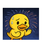 花火とガーガーアヒル@SFW（個別スタンプ：8）