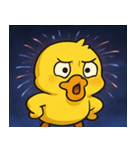 花火とガーガーアヒル@SFW（個別スタンプ：13）