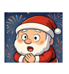 花火とホホホなサンタ@SFW（個別スタンプ：4）