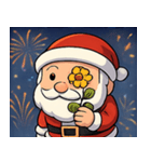 花火とホホホなサンタ@SFW（個別スタンプ：7）