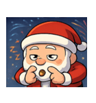 花火とホホホなサンタ@SFW（個別スタンプ：9）