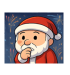 花火とホホホなサンタ@SFW（個別スタンプ：10）