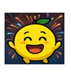 花火とキュッとレモン@SFW（個別スタンプ：1）