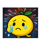 花火とキュッとレモン@SFW（個別スタンプ：4）