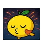 花火とキュッとレモン@SFW（個別スタンプ：8）