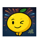 花火とキュッとレモン@SFW（個別スタンプ：14）