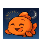 花火とひらひら金魚@SFW（個別スタンプ：6）