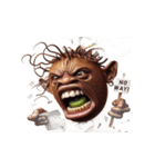 爆笑ブサイク顔のキウイ（個別スタンプ：32）