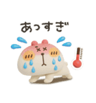 くまぴ★夏ぷっくり立体（個別スタンプ：22）