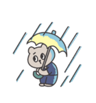 ◉働くみんなが使えるクマさん◉（個別スタンプ：3）