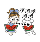 おちゃめとモコは仲良し♡毎日送りやすい（個別スタンプ：14）