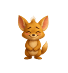 フェネックギツネのコン太です（個別スタンプ：7）