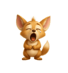 フェネックギツネのコン太です（個別スタンプ：9）