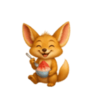 フェネックギツネのコン太です（個別スタンプ：10）