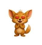 フェネックギツネのコン太です（個別スタンプ：14）