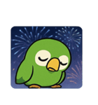 花火とおしゃべりオウム@SFW（個別スタンプ：3）