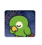 花火とおしゃべりオウム@SFW（個別スタンプ：7）