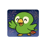 花火とおしゃべりオウム@SFW（個別スタンプ：9）