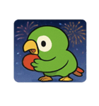 花火とおしゃべりオウム@SFW（個別スタンプ：14）