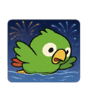 花火とおしゃべりオウム@SFW（個別スタンプ：16）