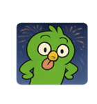 花火とおしゃべりオウム@SFW（個別スタンプ：25）