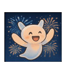 花火とひらひらクリオネ@SFW（個別スタンプ：1）