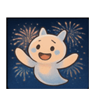 花火とひらひらクリオネ@SFW（個別スタンプ：2）