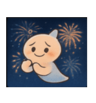 花火とひらひらクリオネ@SFW（個別スタンプ：4）