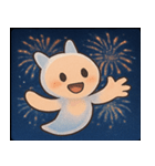 花火とひらひらクリオネ@SFW（個別スタンプ：5）