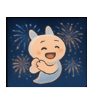 花火とひらひらクリオネ@SFW（個別スタンプ：6）