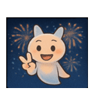 花火とひらひらクリオネ@SFW（個別スタンプ：15）