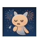 花火とひらひらクリオネ@SFW（個別スタンプ：18）