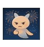 花火とひらひらクリオネ@SFW（個別スタンプ：19）