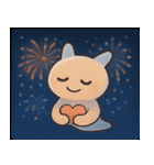 花火とひらひらクリオネ@SFW（個別スタンプ：25）