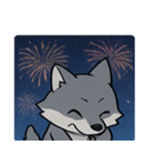 花火と遠吠えオオカミ@SFW（個別スタンプ：19）