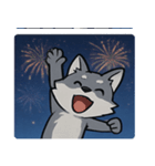 花火と遠吠えオオカミ@SFW（個別スタンプ：23）
