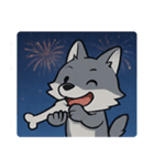 花火と遠吠えオオカミ@SFW（個別スタンプ：26）