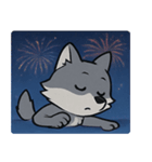 花火と遠吠えオオカミ@SFW（個別スタンプ：28）